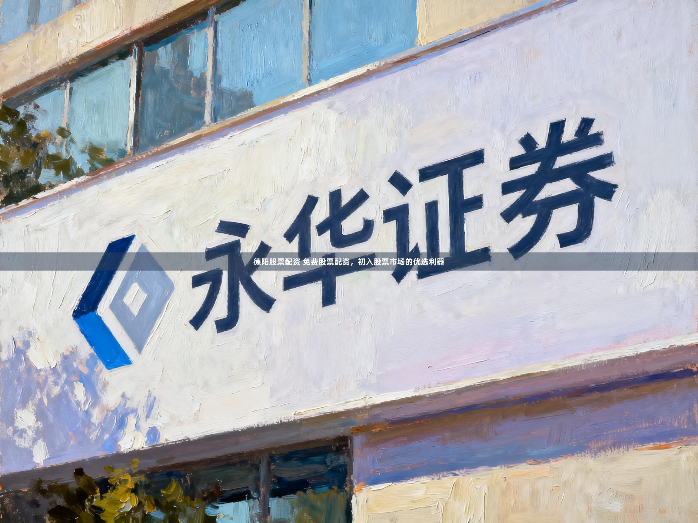 德阳股票配资 免费股票配资，初入股票市场的优选利器