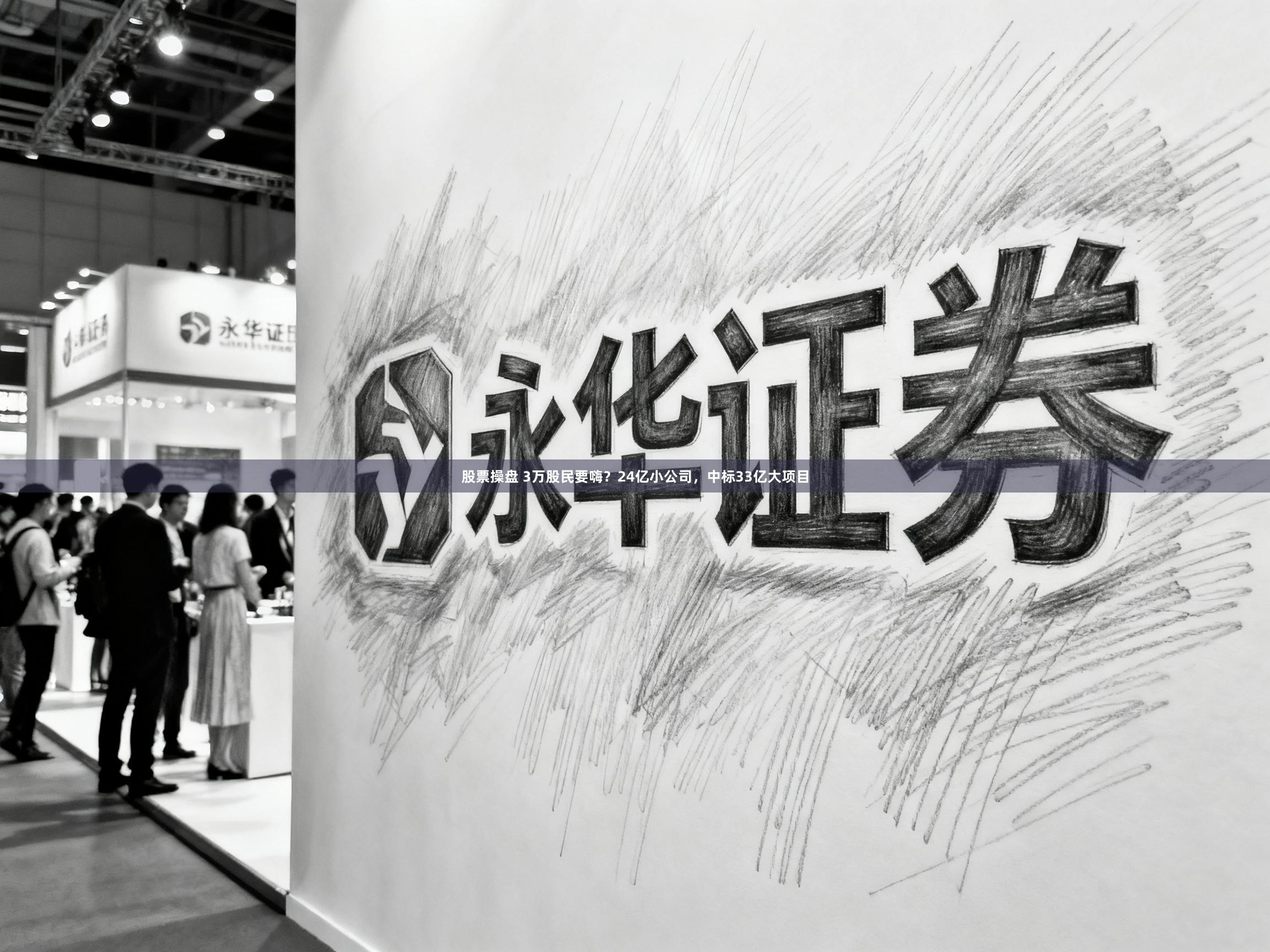 股票操盘 3万股民要嗨？24亿小公司，中标33亿大项目